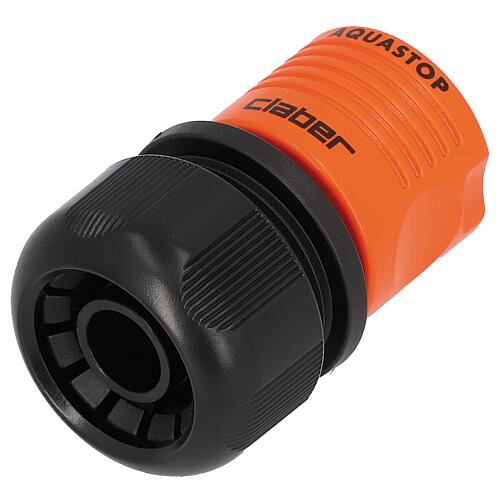 Claber Schlauchkupplung mit Wasserstop 1/2 Zoll und 3/4 Zoll