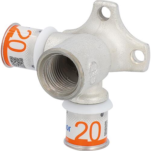 Uponor S-Press Doppel-Wandwinkel L mit IG Plus