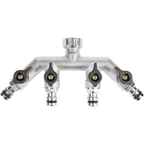 GEKA® Plus Vierwegeventil – 4 Wasserausgänge separat regelbar