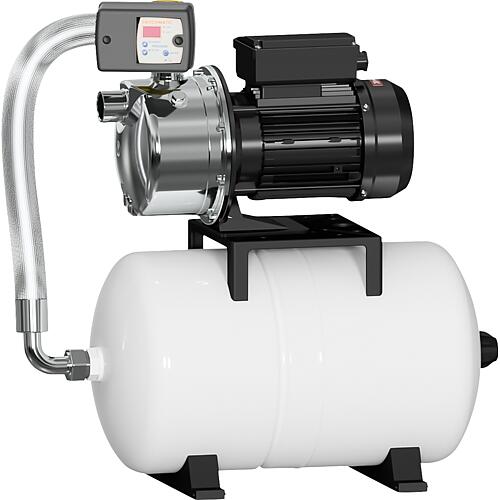 Hauswasserwerk evenes mit Druckschalter und Trockenlaufschutz