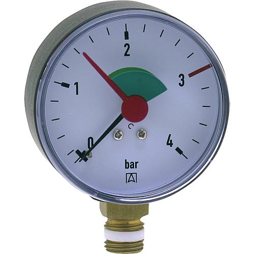 Heizungsmanometer 63 mm ø DN8 1/4" radial