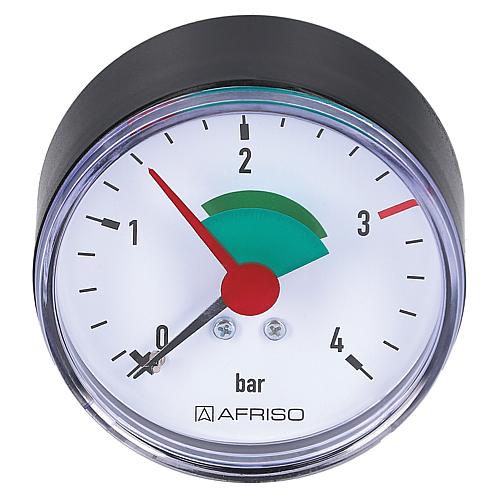 Heizungsmanometer 63 mm ø DN8 1/4" axial