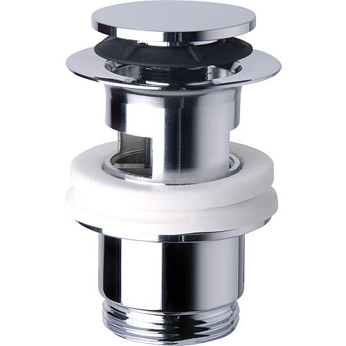Schaftventil "Klicker" 1 1/4" Chrom