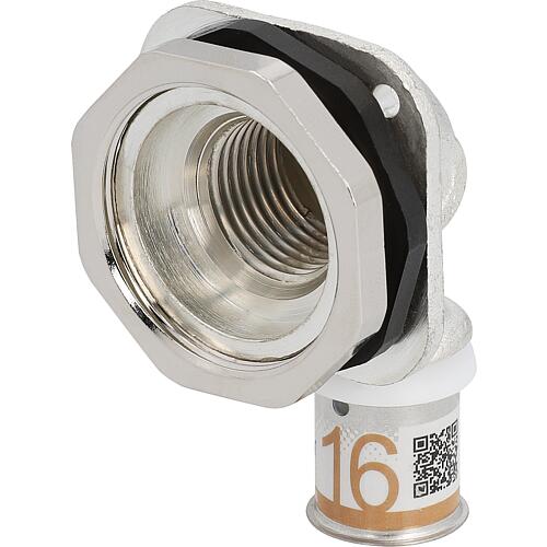 Uponor S-Press Anschlusswinkel flach mit IG Plus