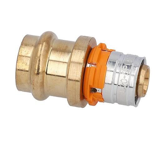 Uponor S-Press Übergang auf Metallrohrsyteme mit V-Kontur