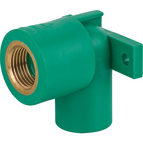 PPR Rohr Wandanschlusswinkel 90° – Messinggewinde